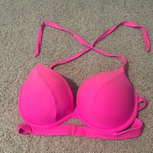 Hot pink VS Swim Top
